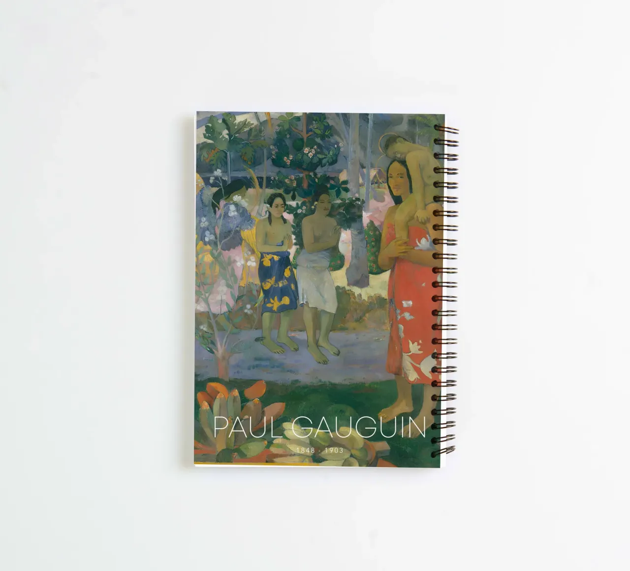 Gauguin Ia Orana Maria Post-Impressionist Art Print diario ad anelli da NorwesClub