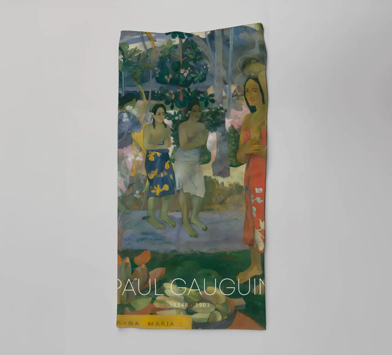 Gauguin Ia Orana Maria Post-Impressionist Art Print asciugamano da bagno da NorwesClub