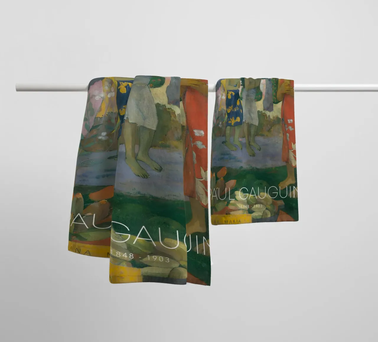 Gauguin Ia Orana Maria Post-Impressionist Art Print asciugamano da bagno da NorwesClub
