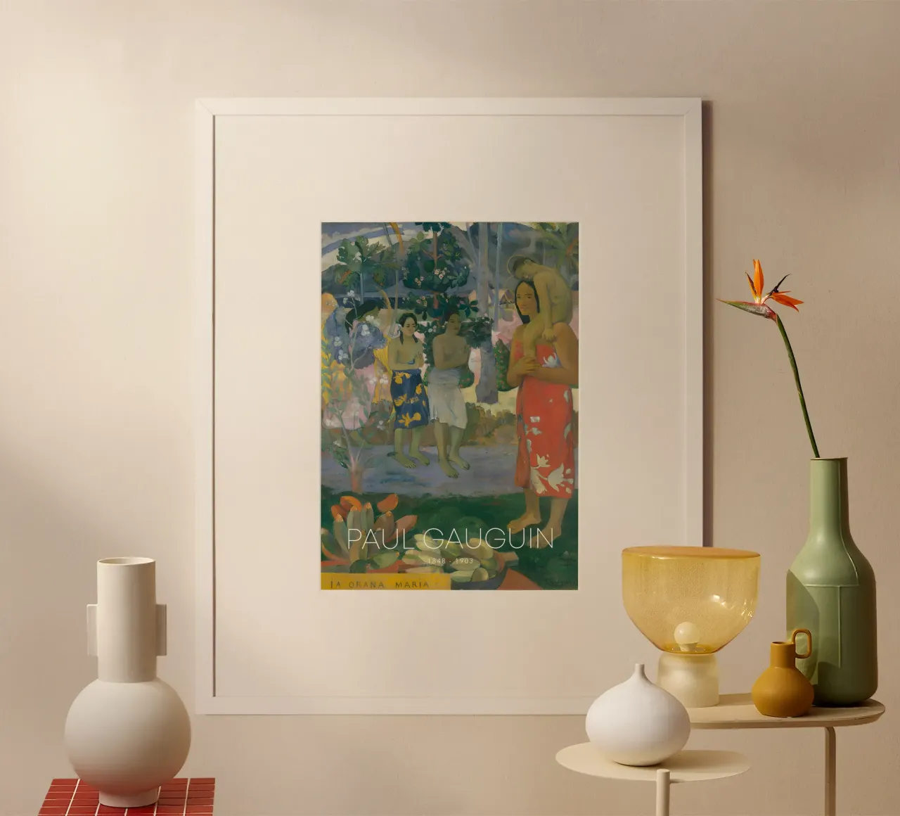 Gauguin Ia Orana Maria Post-Impressionist Art Print carta hahnemühle da NorwesClub