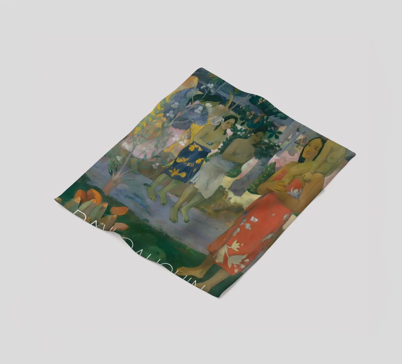 Gauguin Ia Orana Maria Post-Impressionist Art Print coperta in pile da NorwesClub