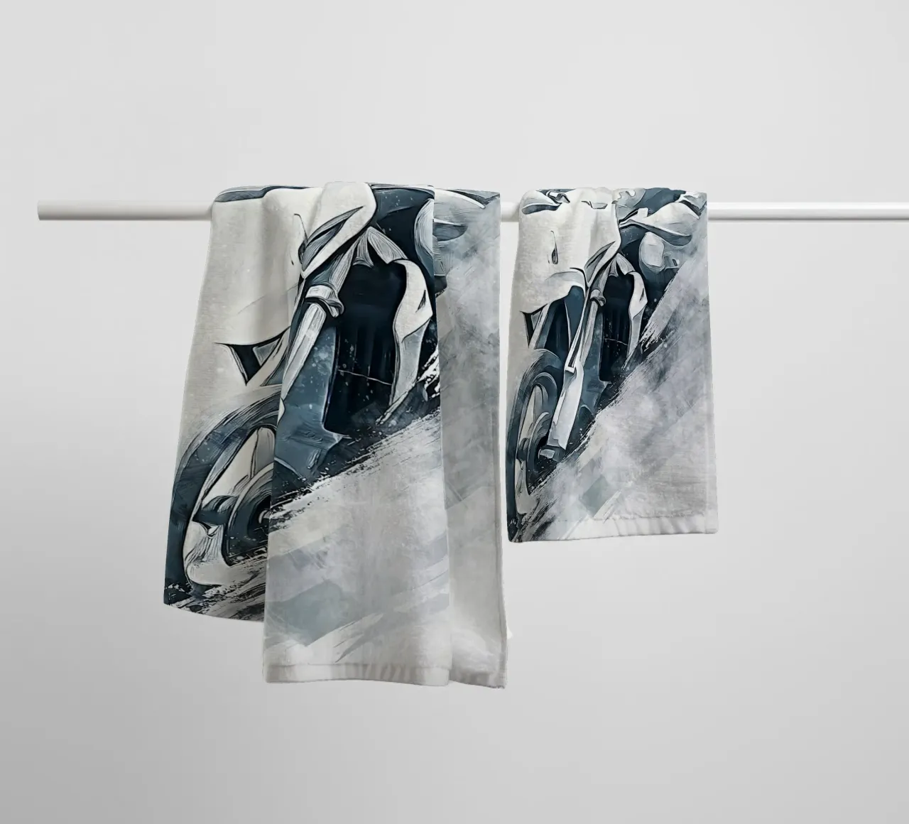 Motocross art A asciugamano da bagno da Mateo