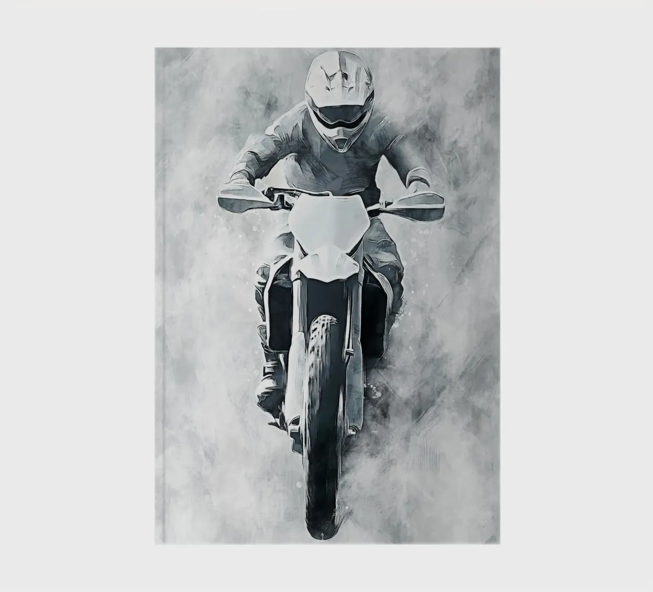 Motocross art B notebook by Mateo