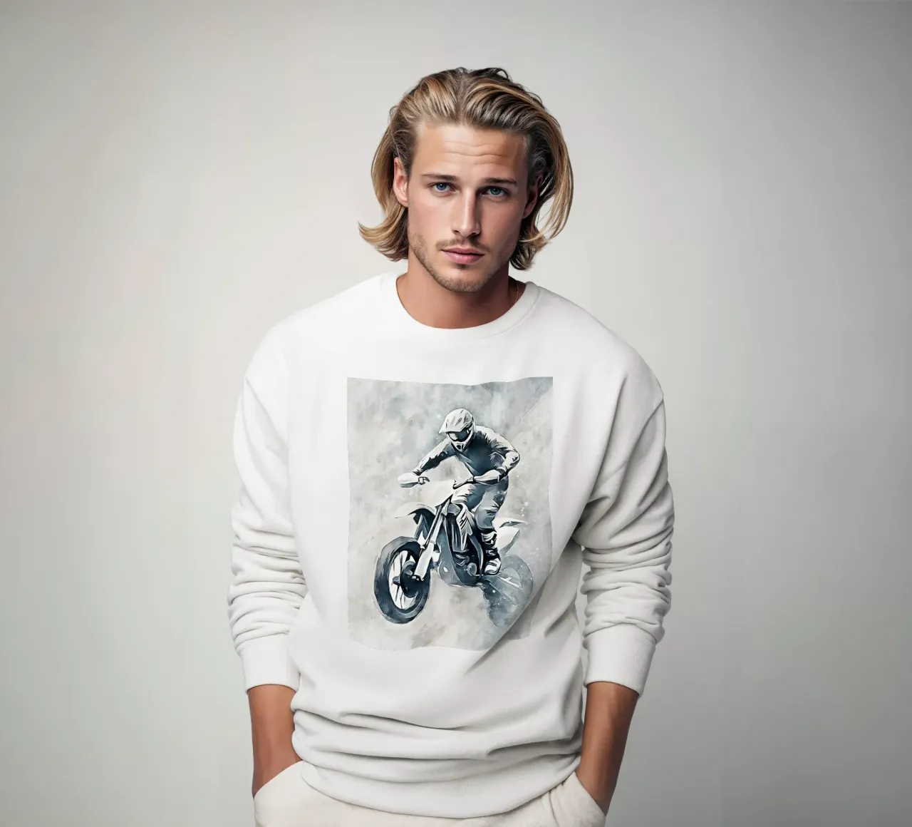 Motocross art C felpa da Mateo