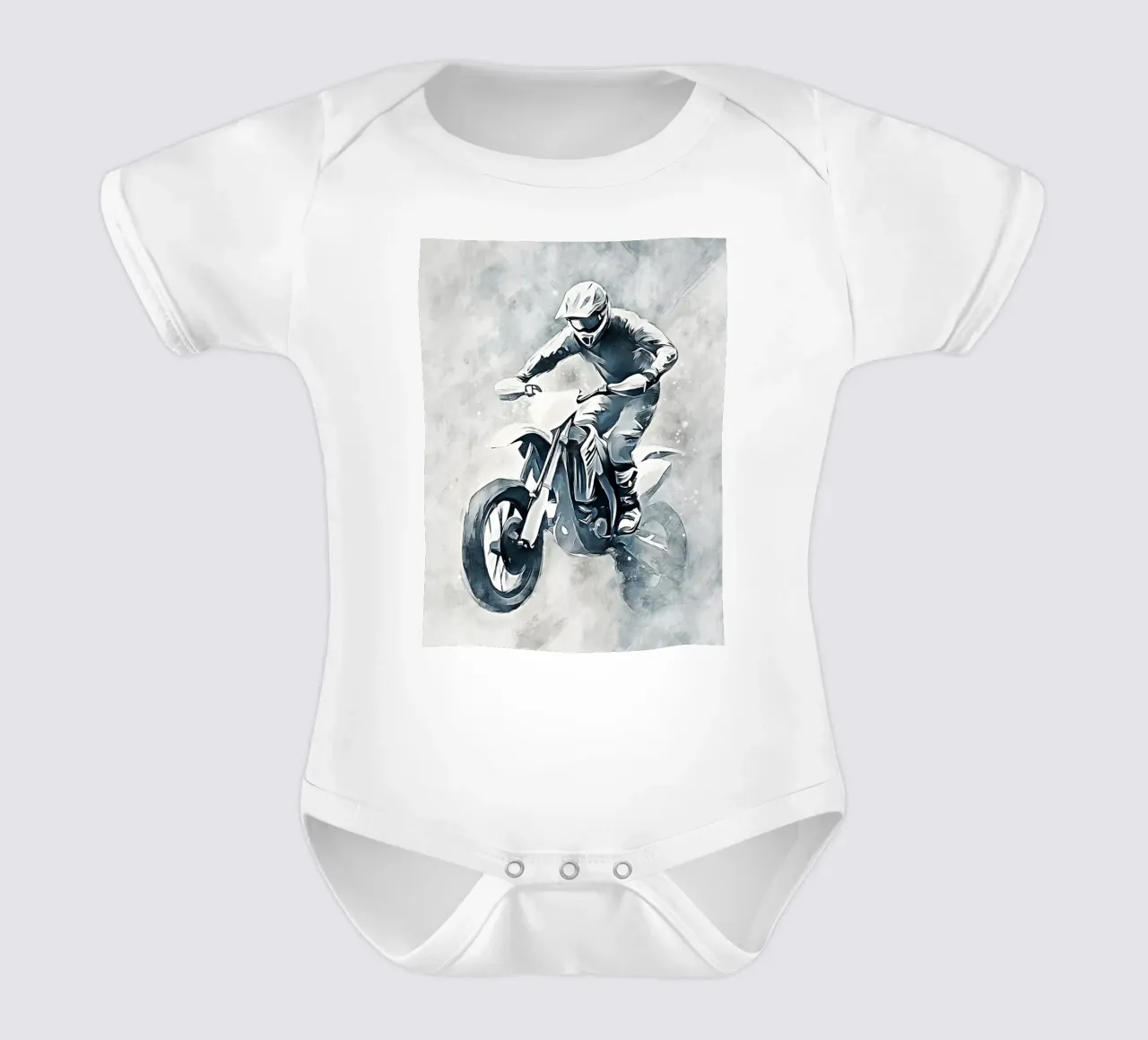 Motocross art C body neonato maniche corte da Mateo