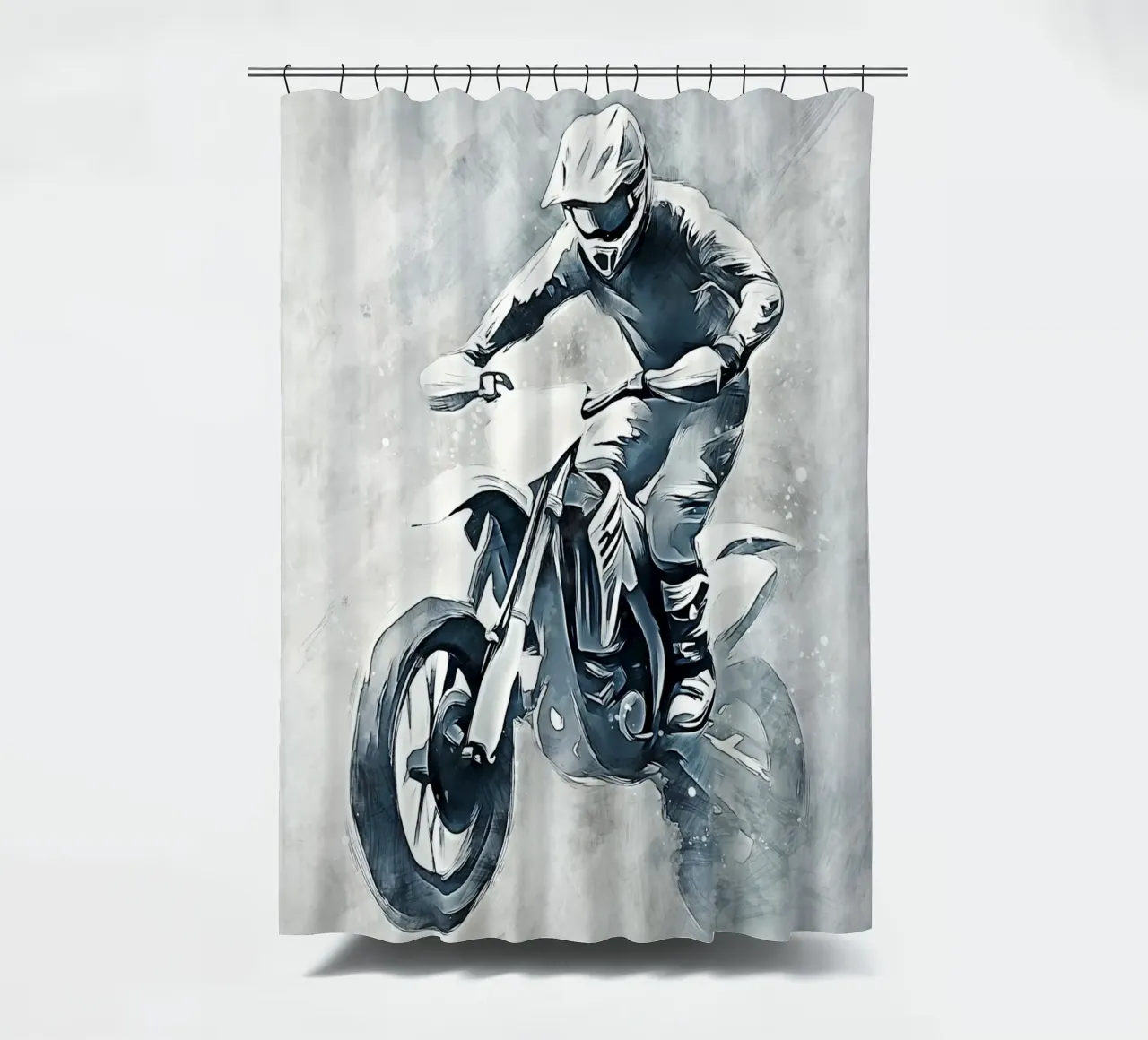Motocross art C tenda da doccia da Mateo