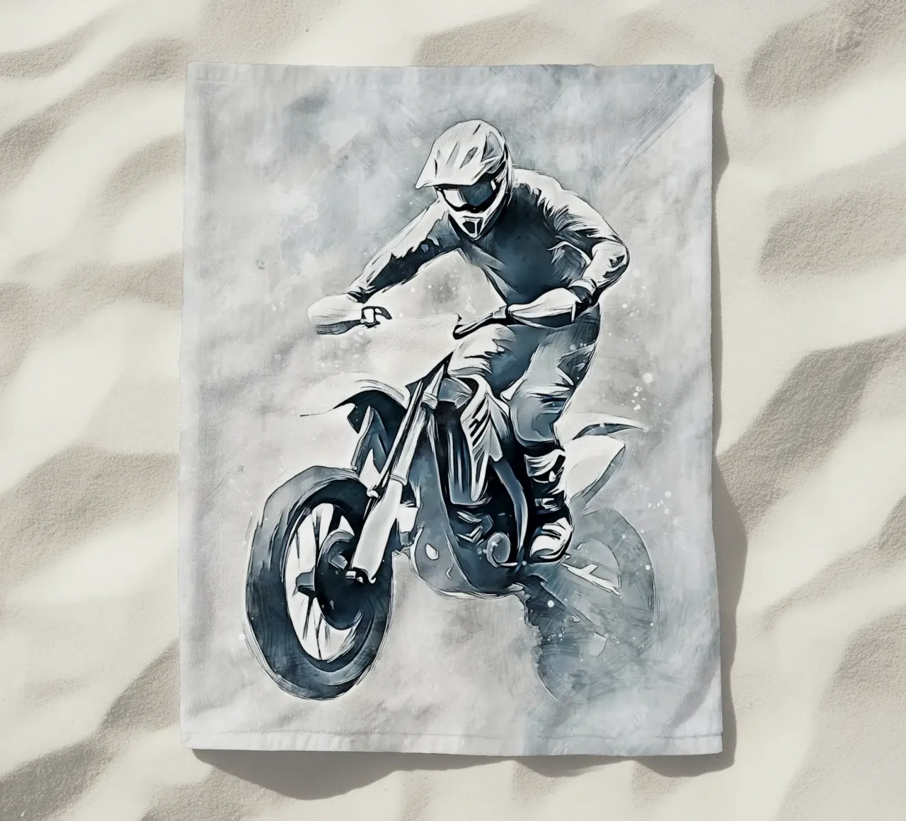 Motocross art C telo mare da Mateo
