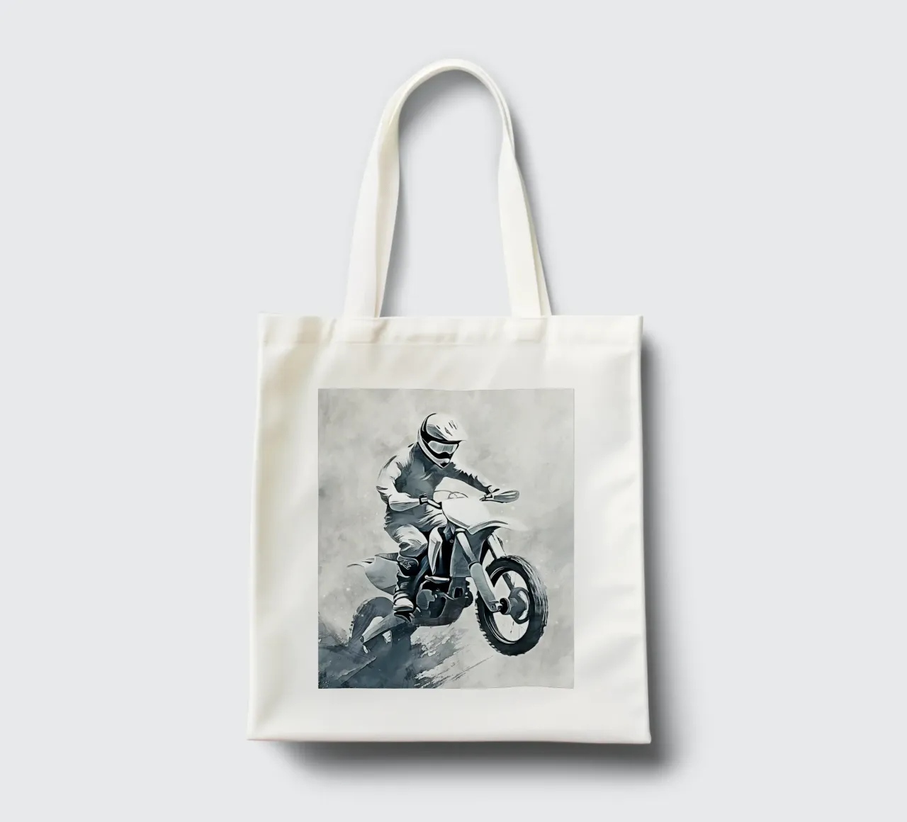 Motocross art D borsa in juta da Mateo