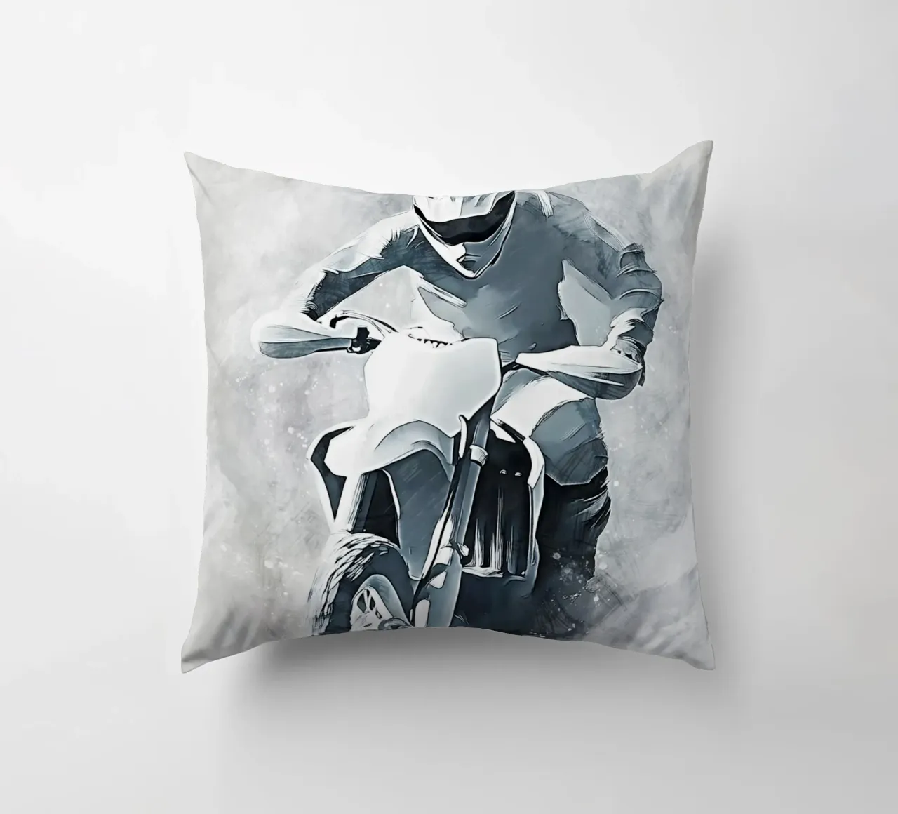 Motocross art E cuscino da Mateo