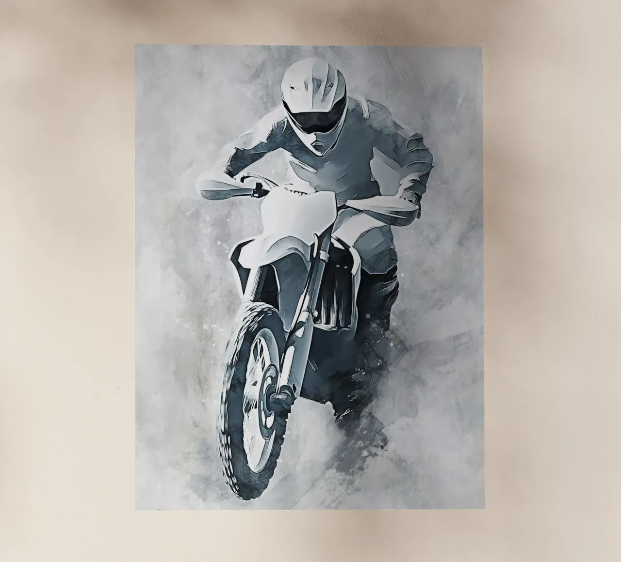 Motocross art E pellicola backlit da Mateo