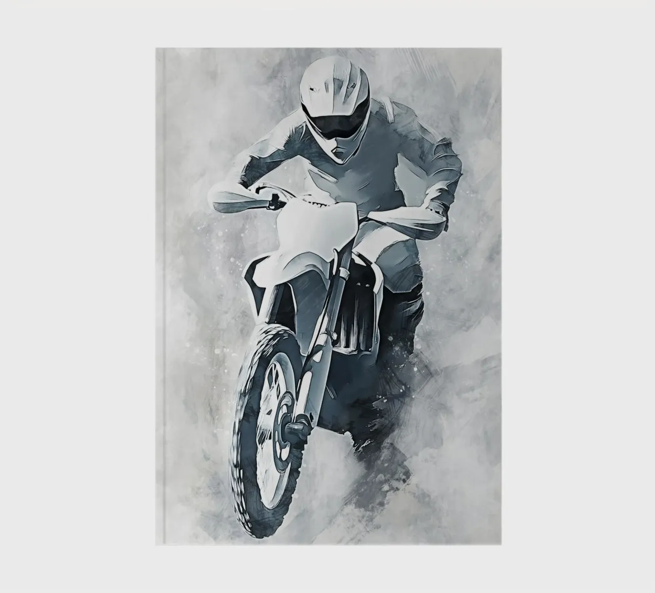 Motocross art E notebook by Mateo