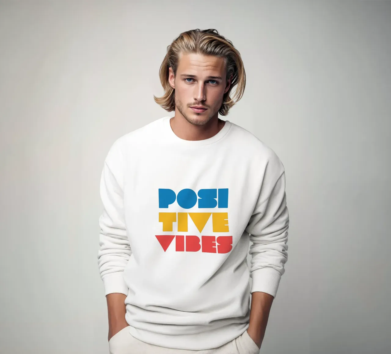 Positive Vibes sweatshirt by Gunawan Rb