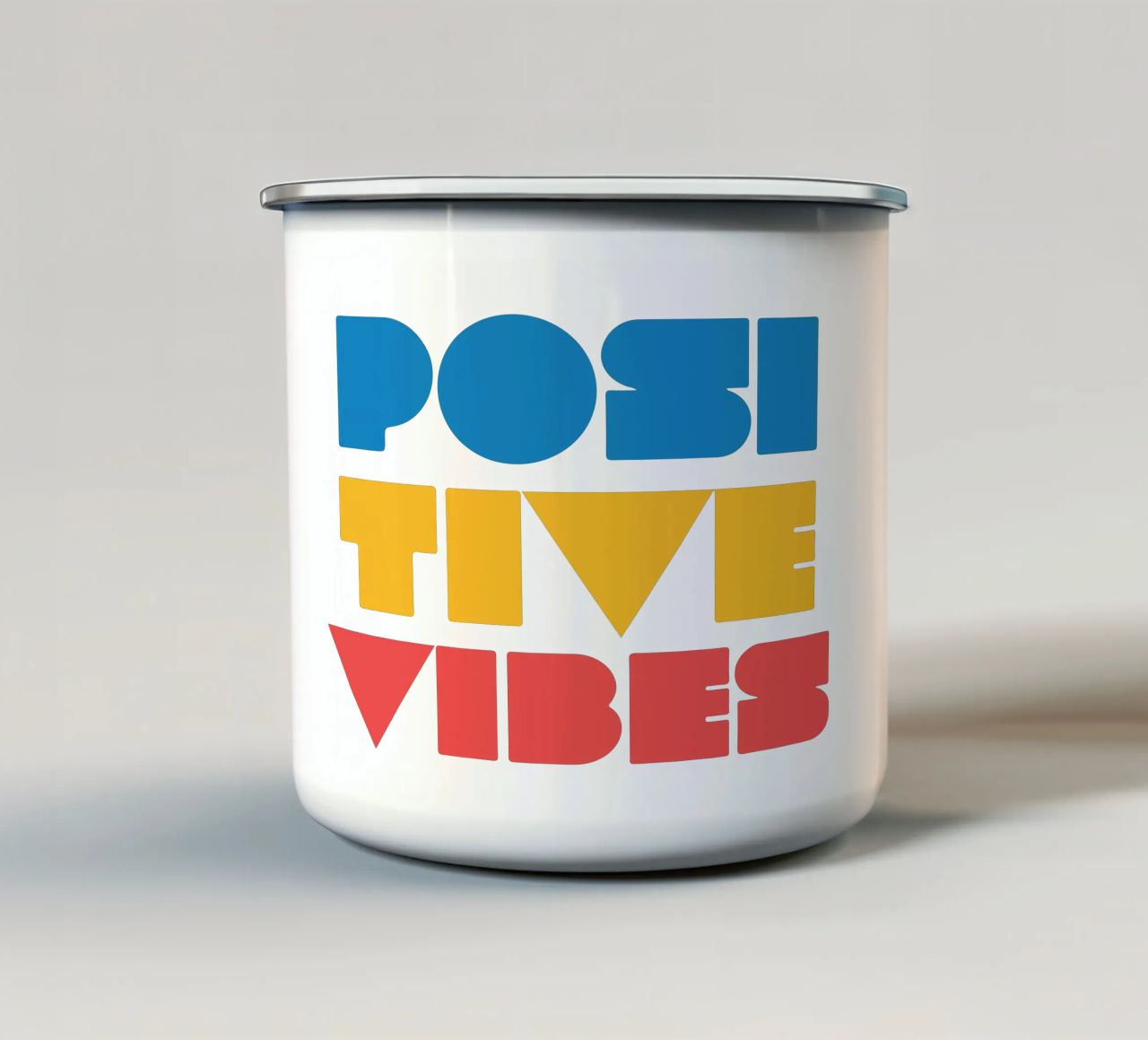Vibrazioni positive tazza in smalto da Gunawan Rb
