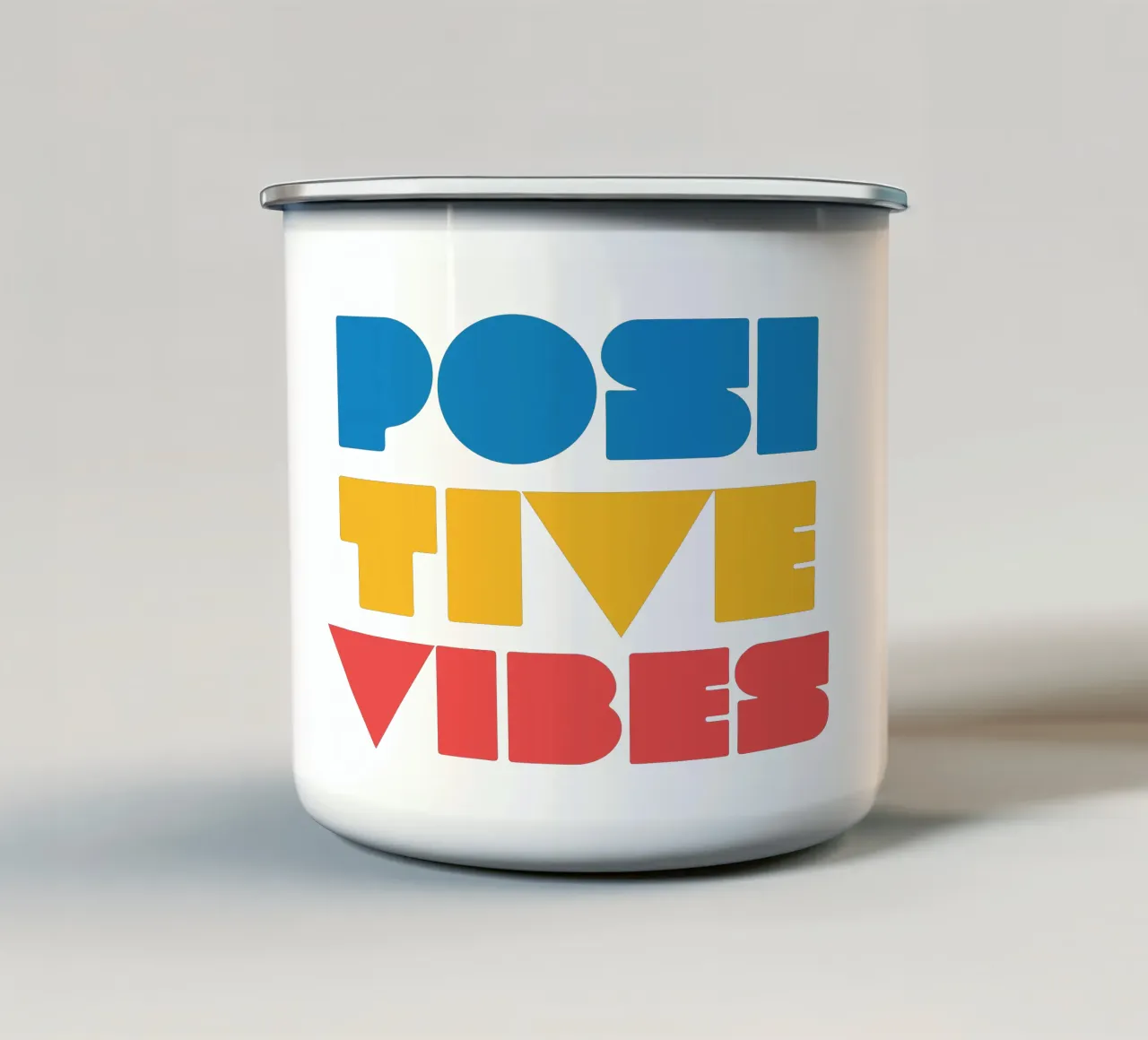 Vibrazioni positive tazza in smalto da Gunawan Rb