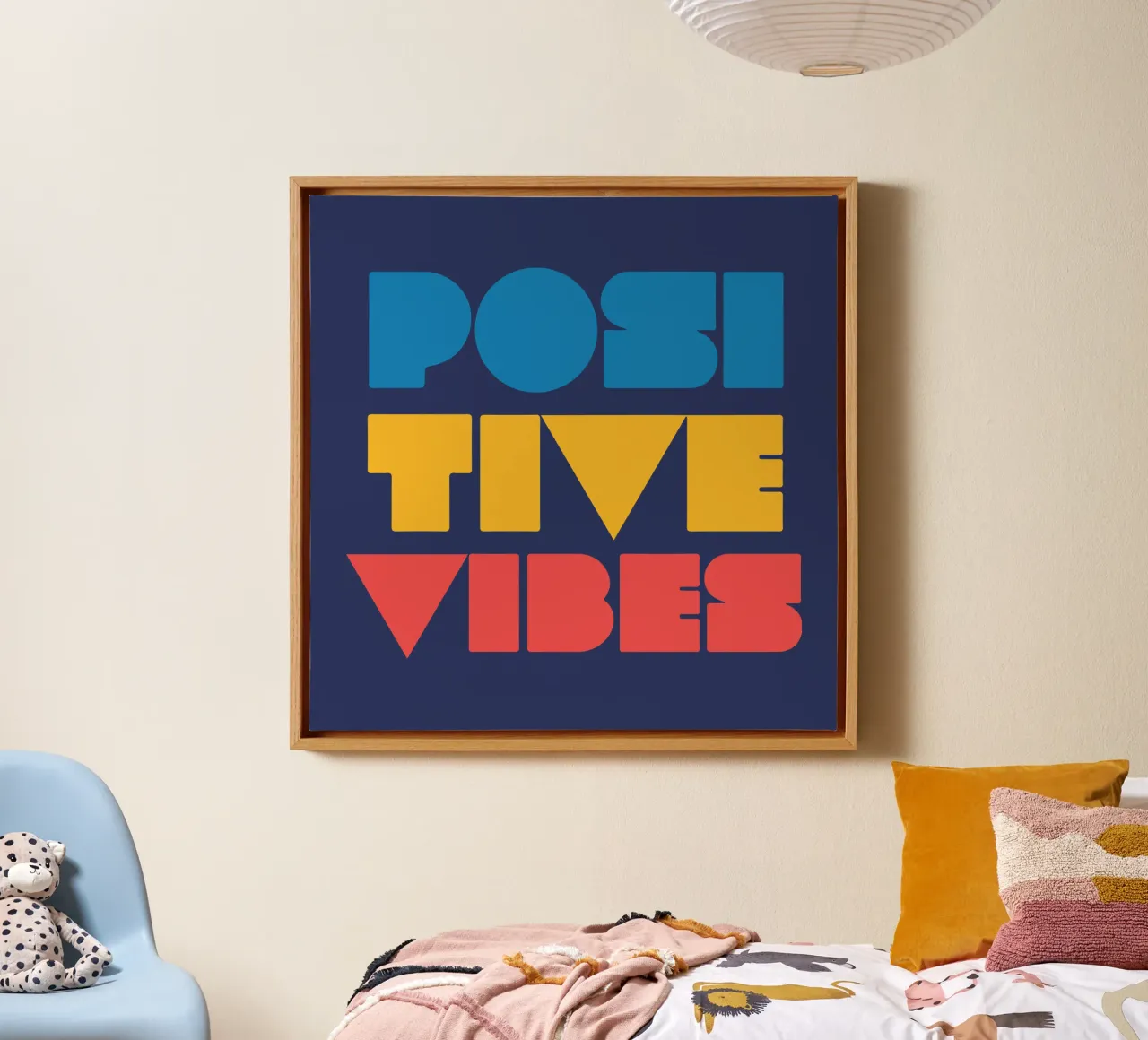 Positive Vibes canvas by Gunawan Rb