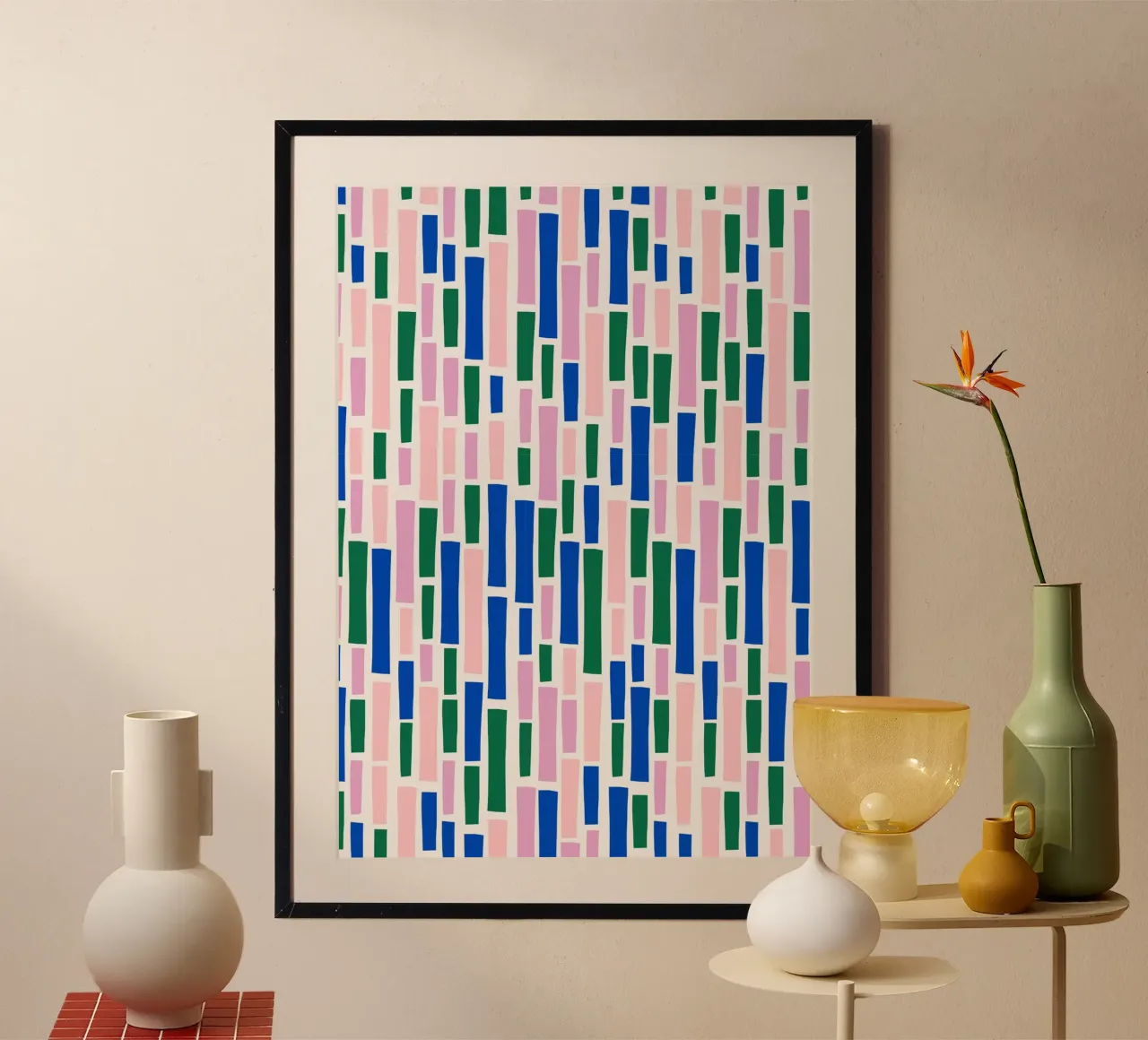 Paper Stripes poster de Lisa Jasmin Bauer
