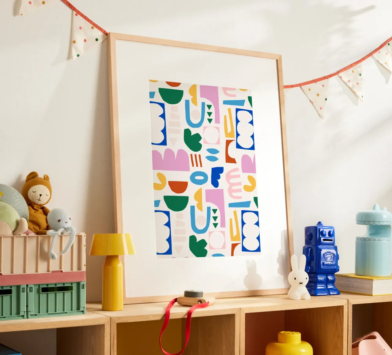 Joyful Mix of Shapes poster da Lisa Jasmin Bauer