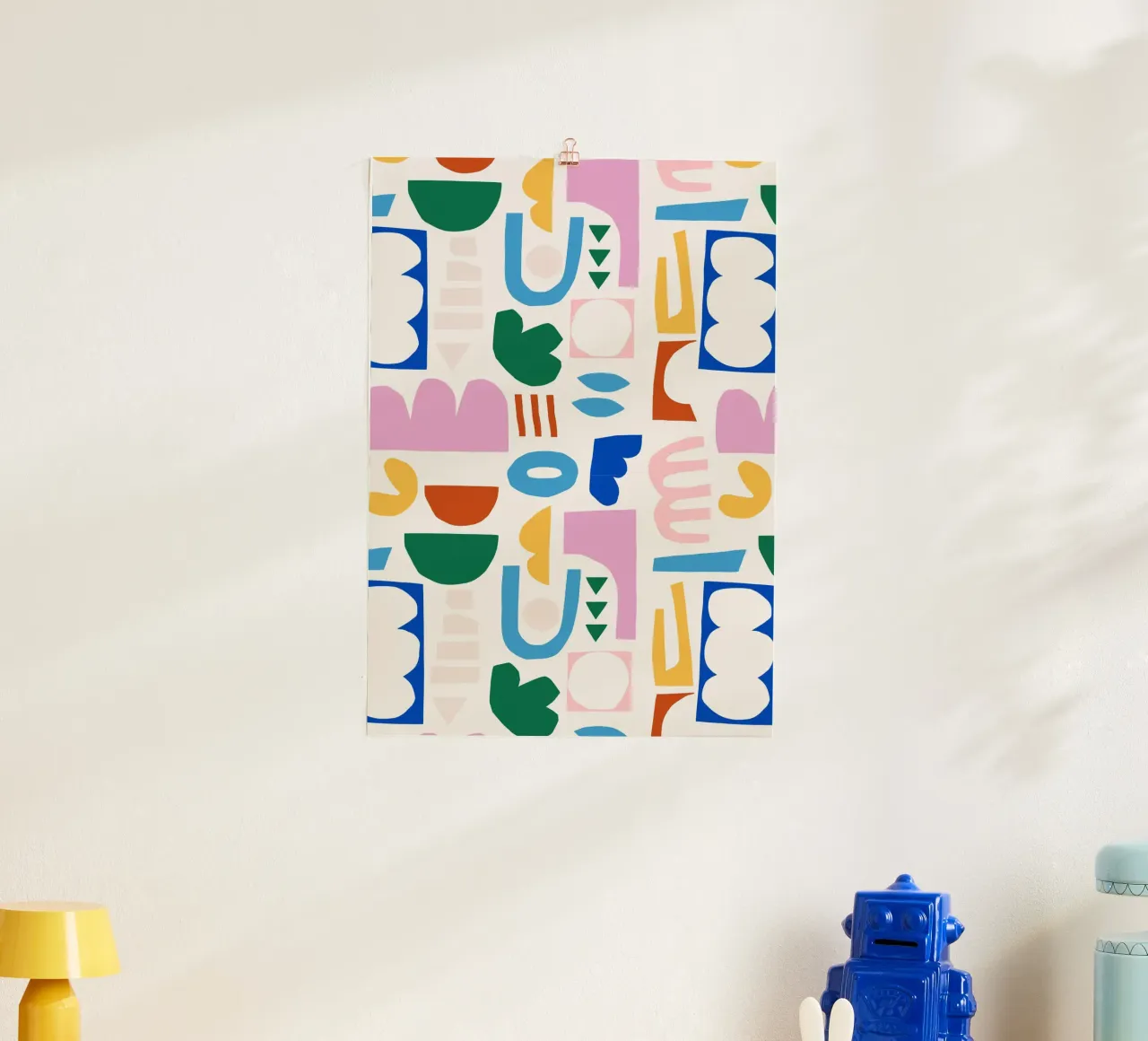 Joyful Mix of Shapes poster da Lisa Jasmin Bauer