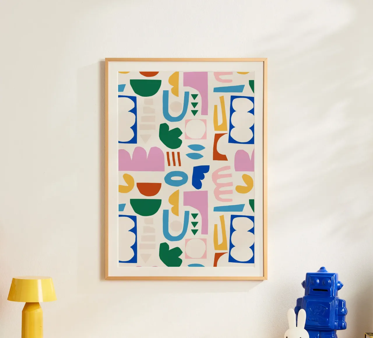 Joyful Mix of Shapes poster da Lisa Jasmin Bauer