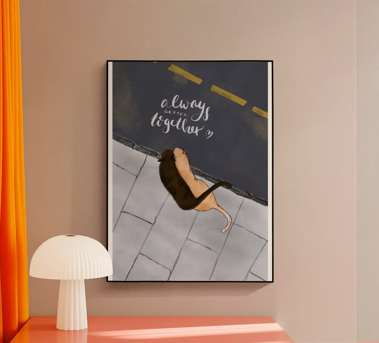 Always better together plexiglass da She‘s drawing