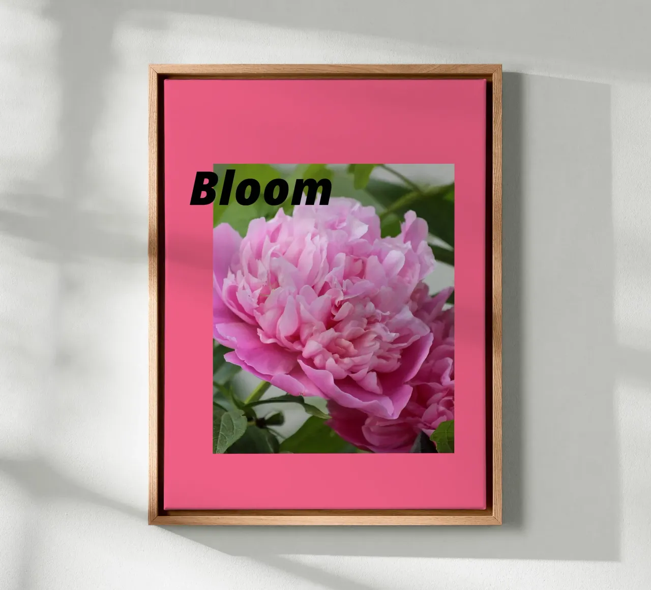 Magia dei fiori tela con Cornice a cassetta da Kreativernetzt