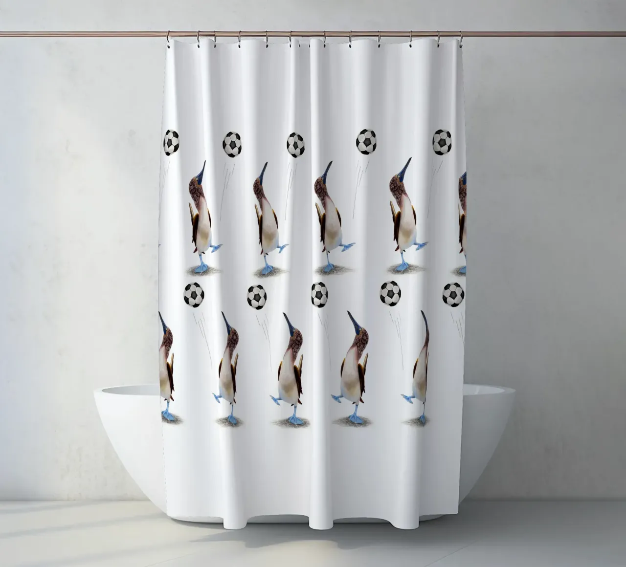 Paco gioca a calcio tenda da doccia da Graphit und Farbe
