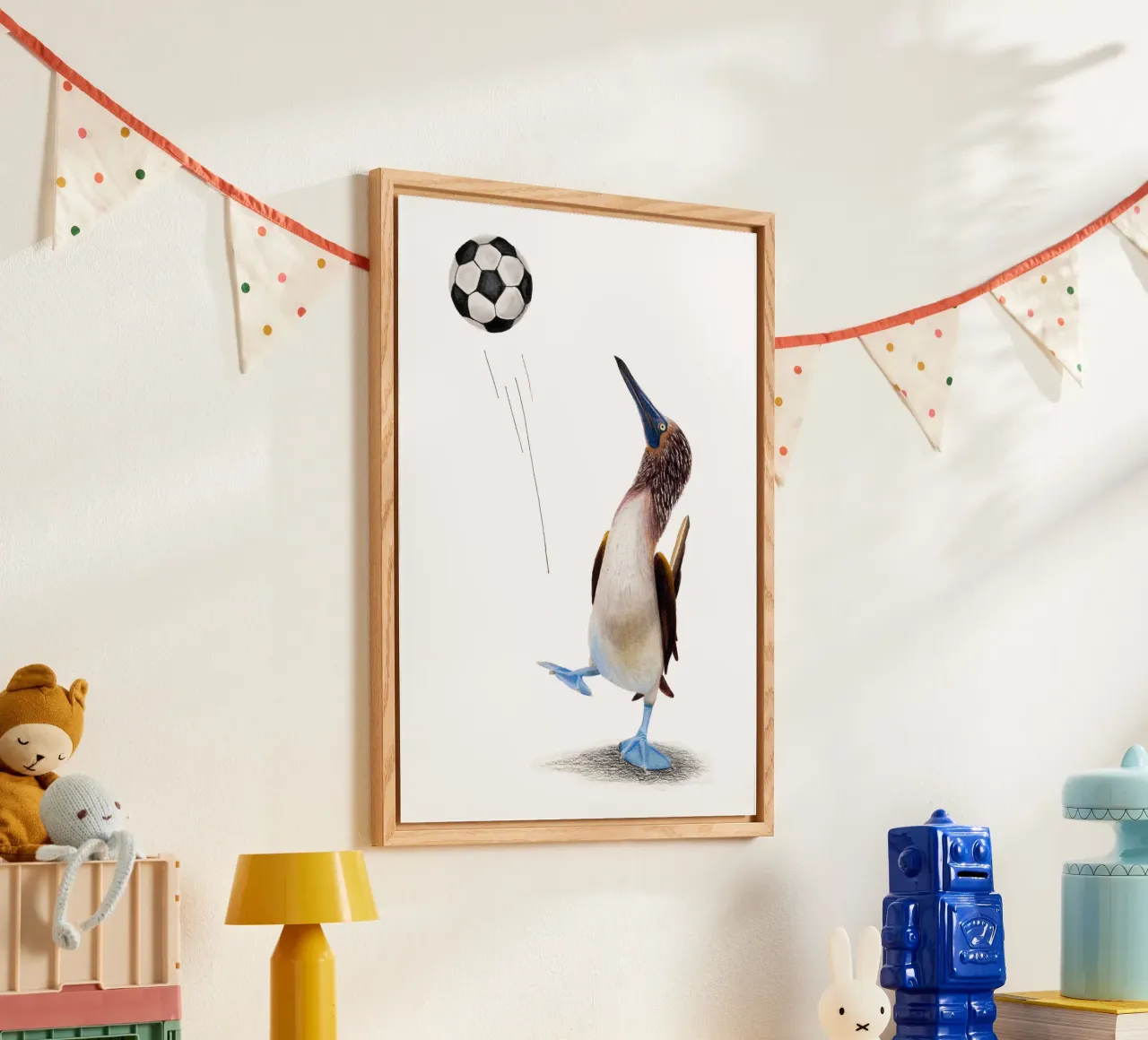 Paco gioca a calcio plexiglass da Graphit und Farbe