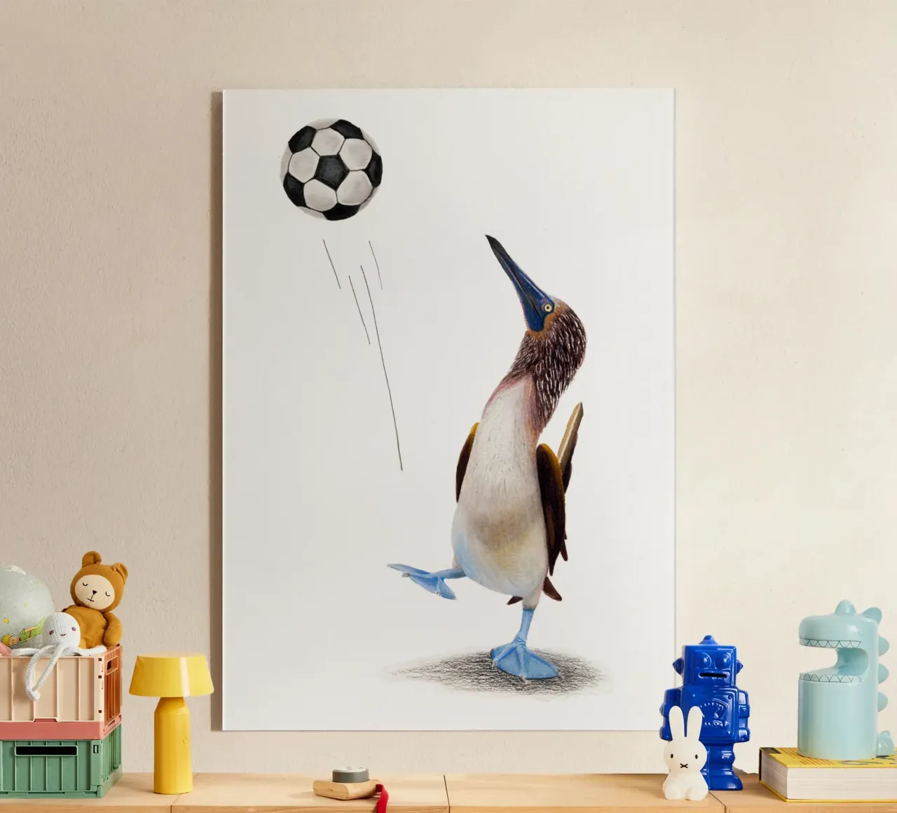 Paco gioca a calcio plexiglass da Graphit und Farbe