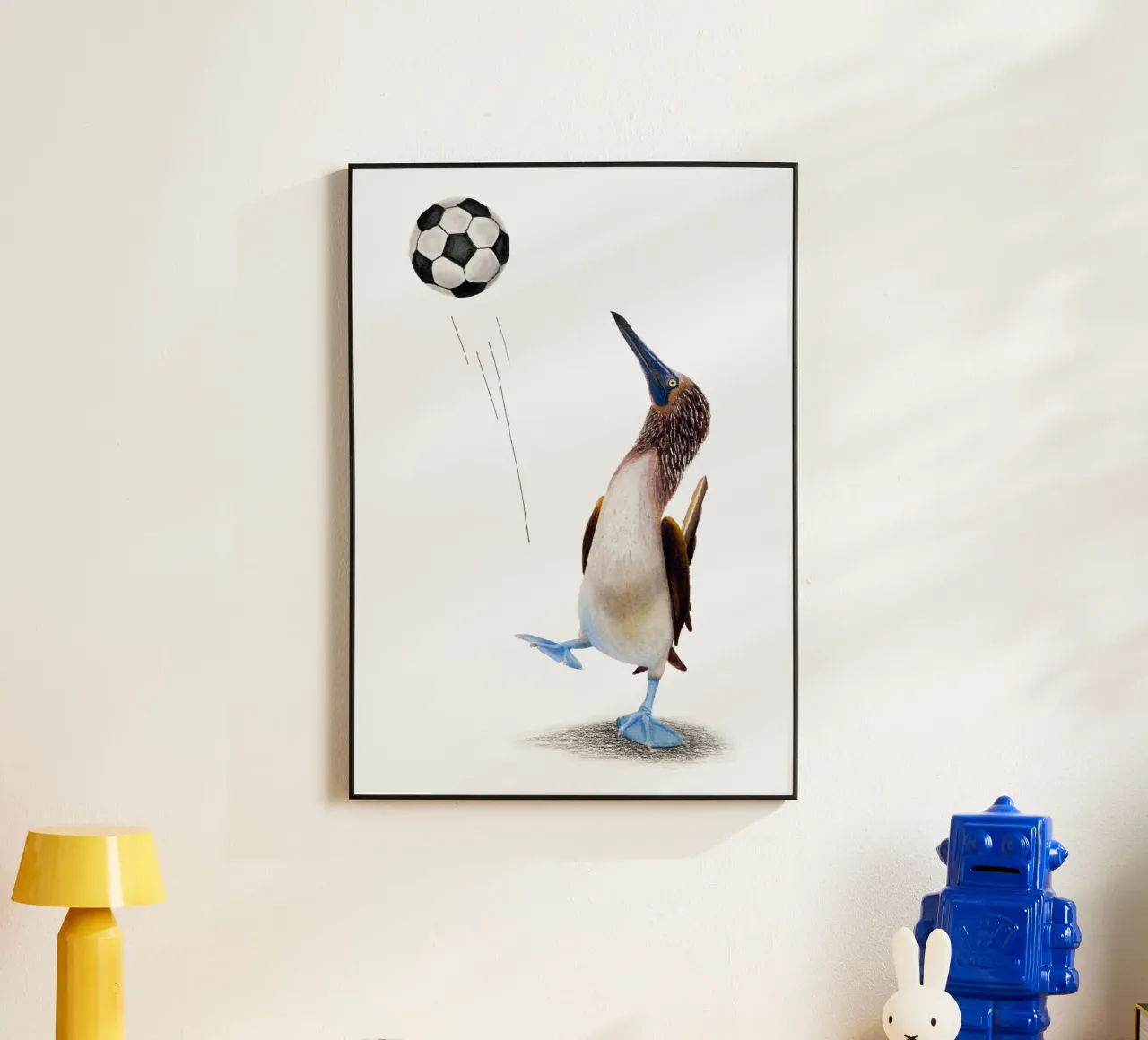Paco gioca a calcio alluminio dibond da Graphit und Farbe