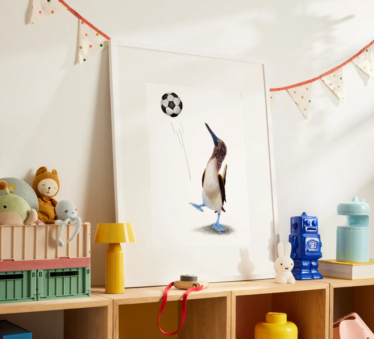 Paco gioca a calcio carta hahnemühle da Graphit und Farbe