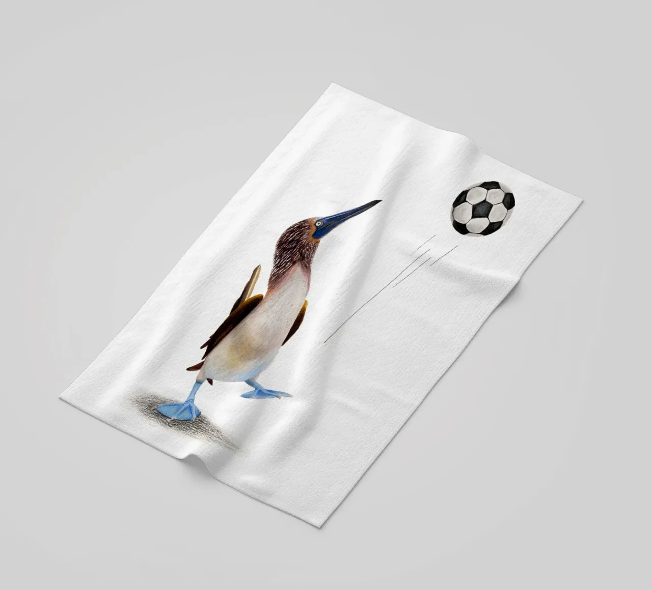 Paco gioca a calcio telo mare da Graphit und Farbe