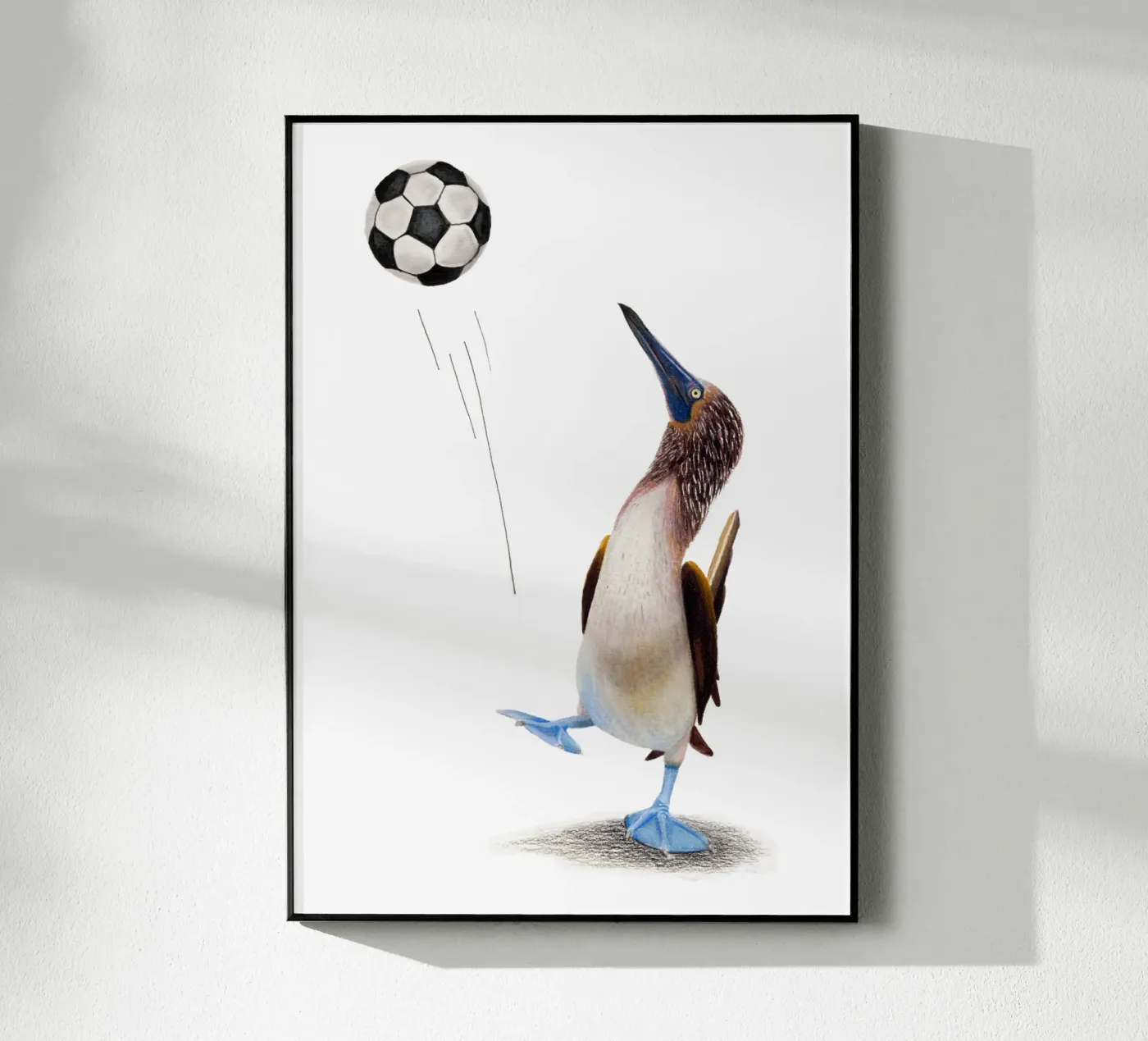 Paco gioca a calcio plexiglass da Graphit und Farbe