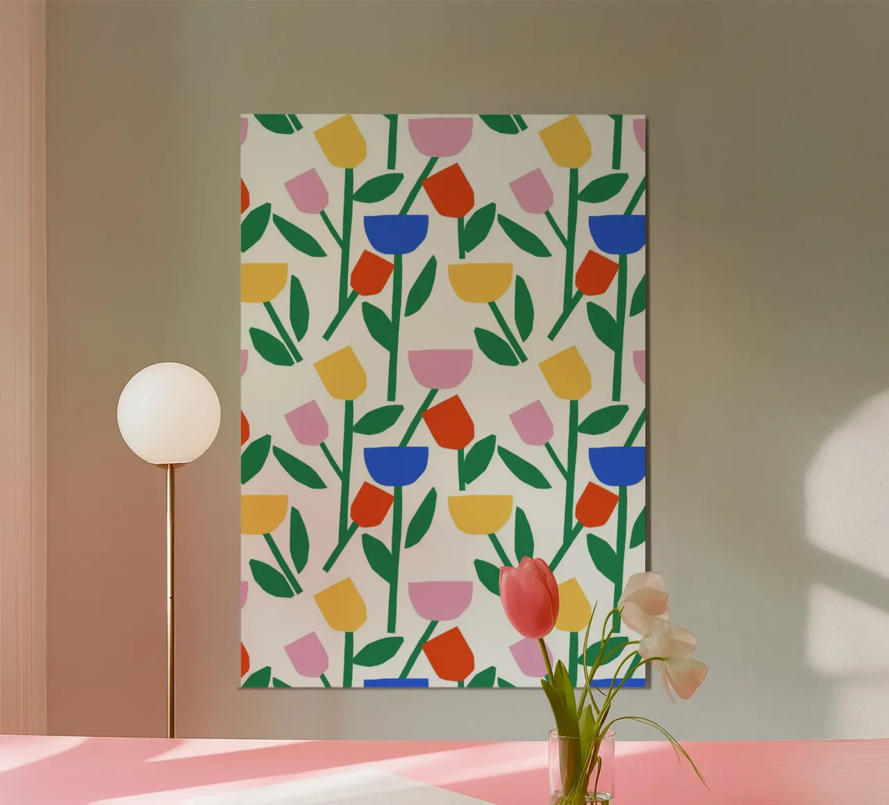 Wiesenblumen poster con telaio in plastica da Lisa Jasmin Bauer