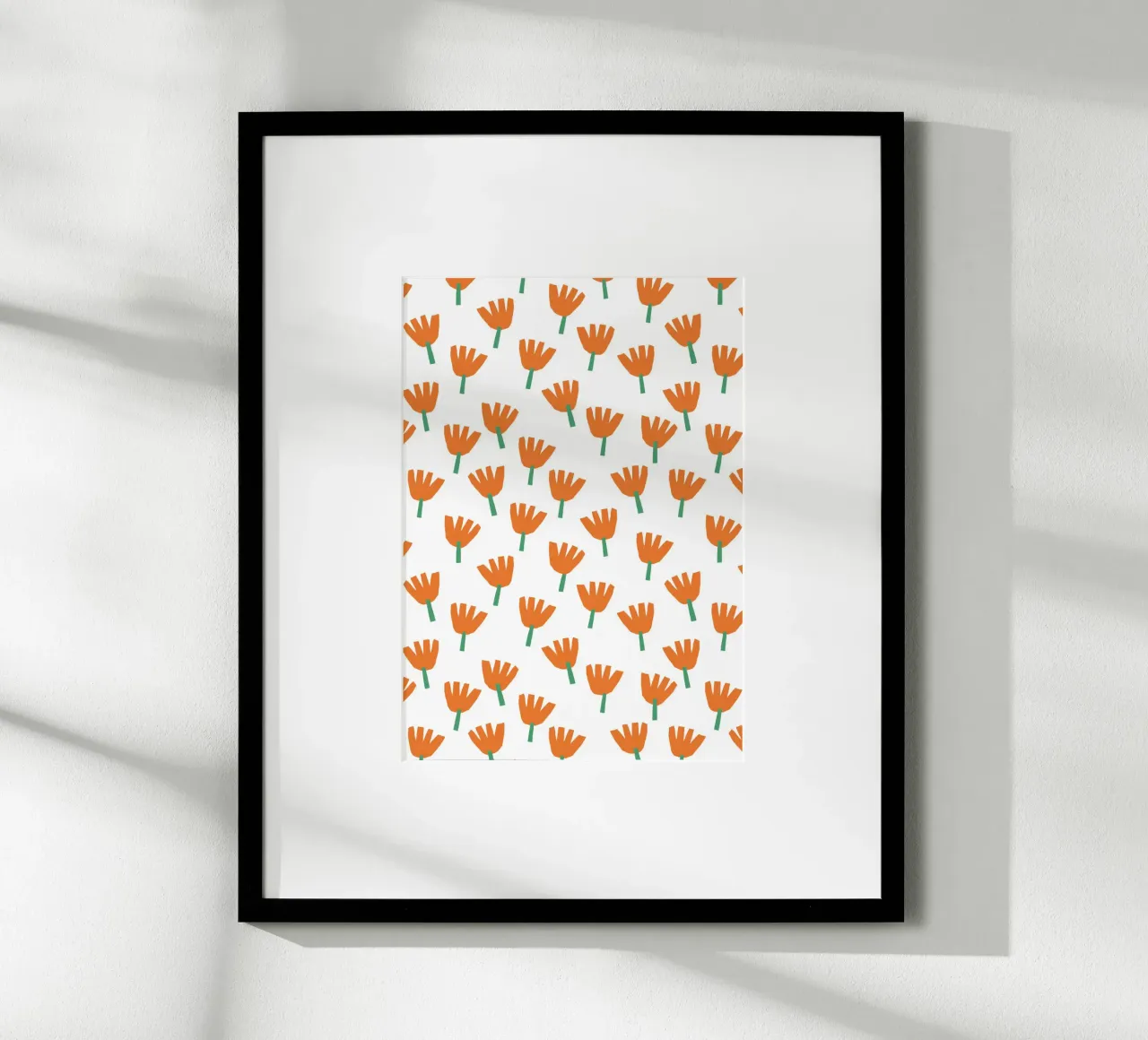 Schnittblumen poster con telaio in plastica da Lisa Jasmin Bauer
