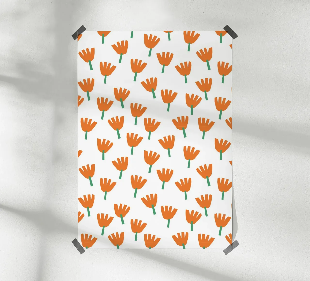 Schnittblumen poster con telaio in plastica da Lisa Jasmin Bauer