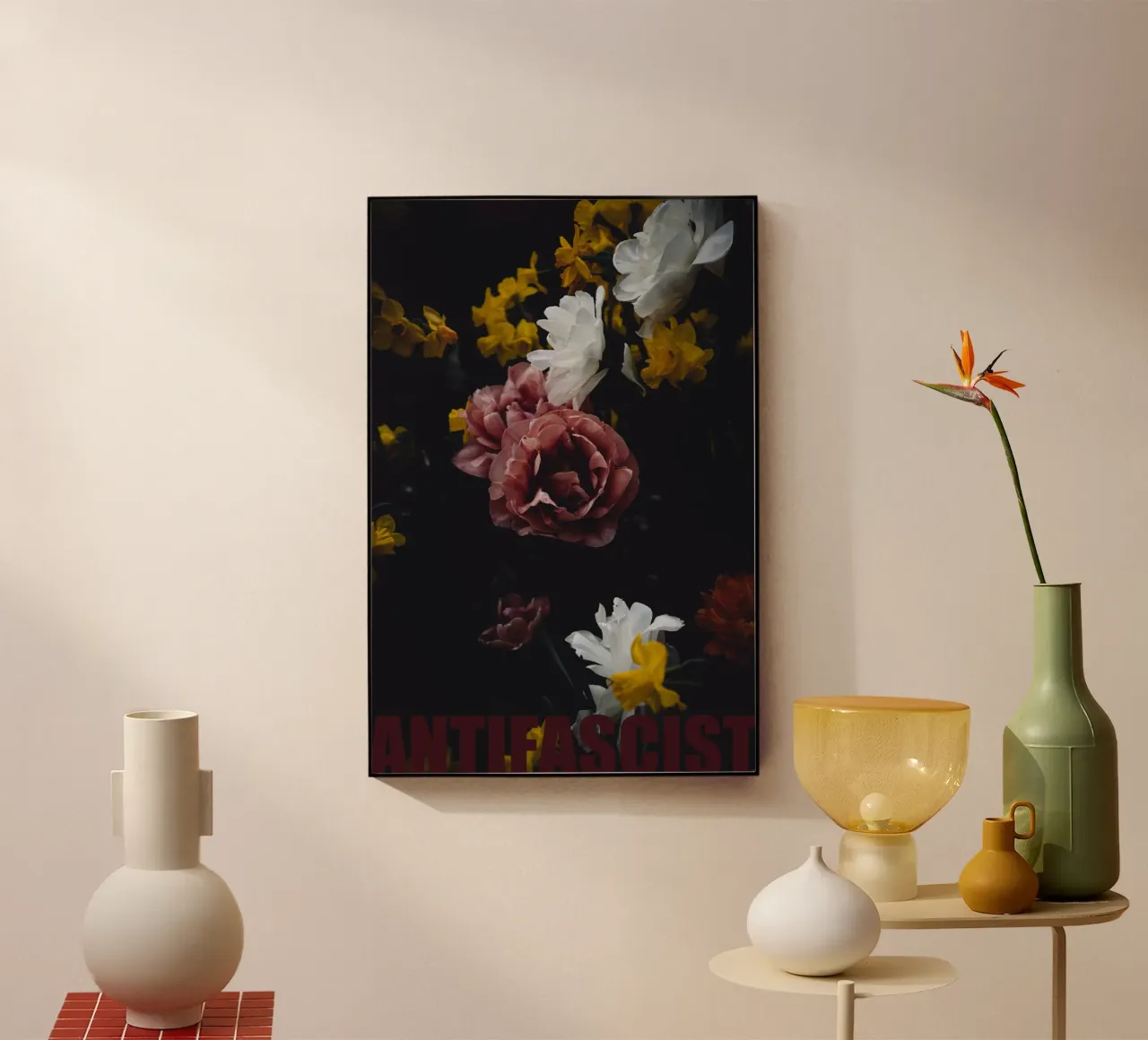 ANTIFASCIST plexiglass da smallstage.photography