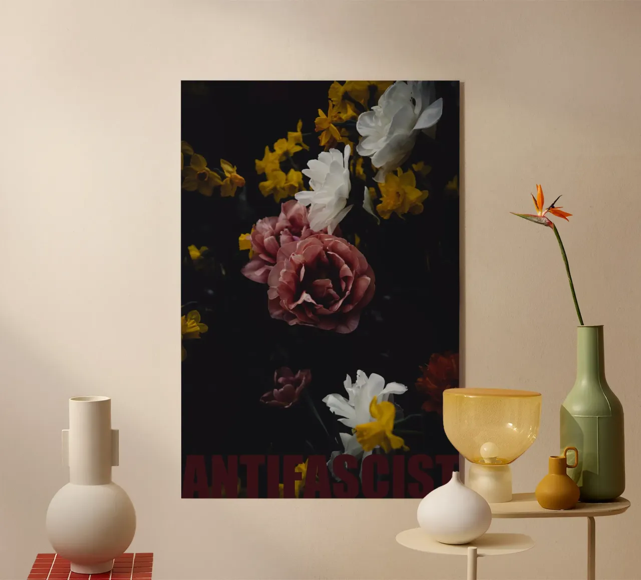 ANTIFASCIST plexiglass da smallstage.photography