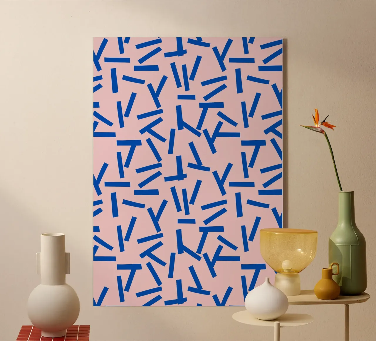 Blue Strokes plexiglass da Lisa Jasmin Bauer