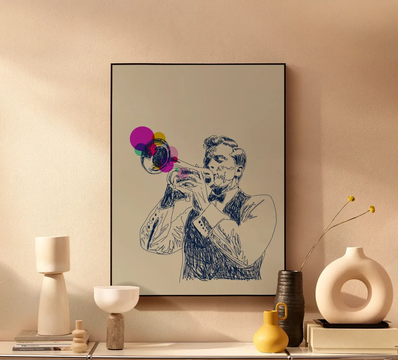 Jazz in Ink plexiglass da Indigo Rain