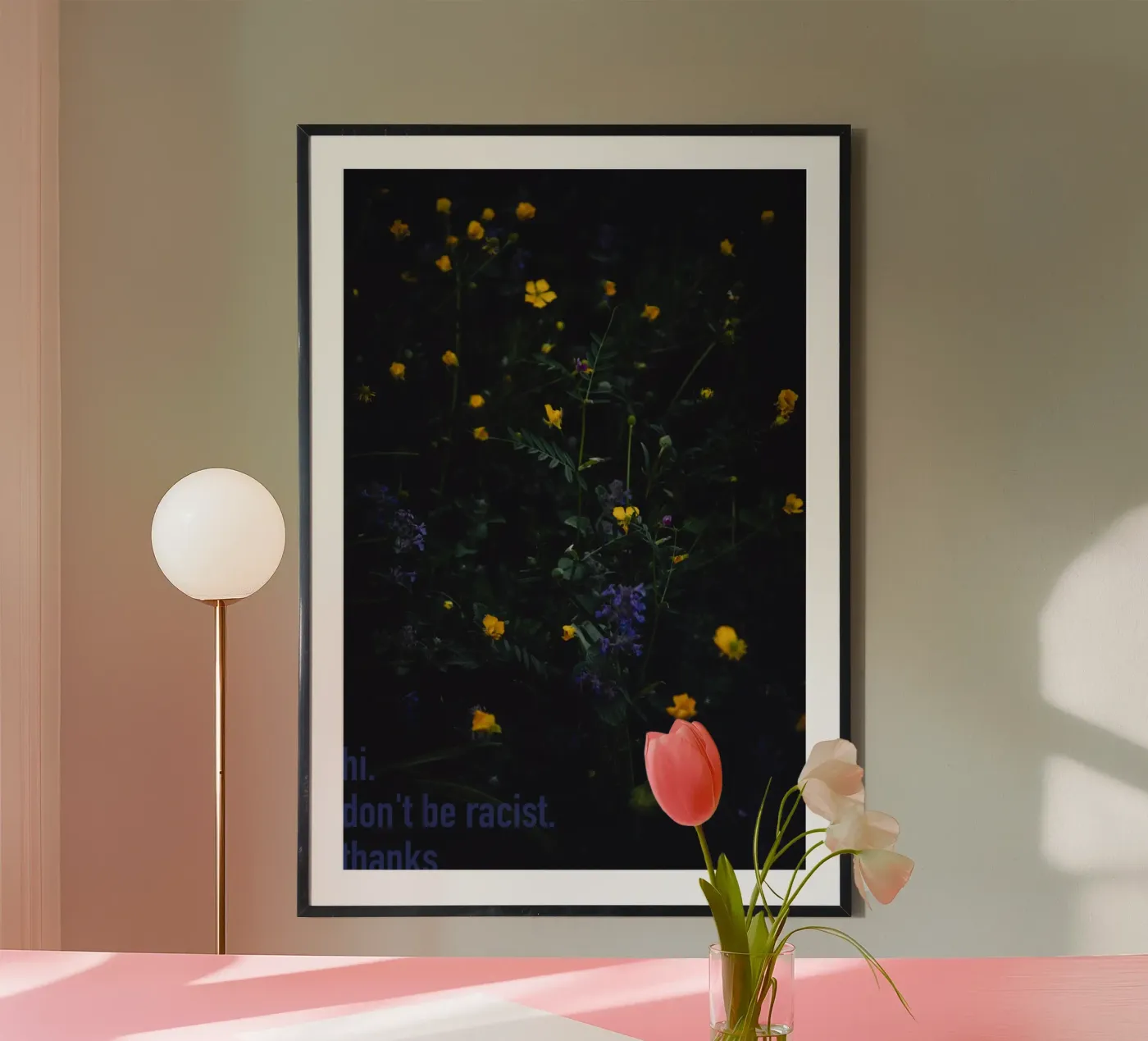 Don't be racist. poster da smallstage.photography