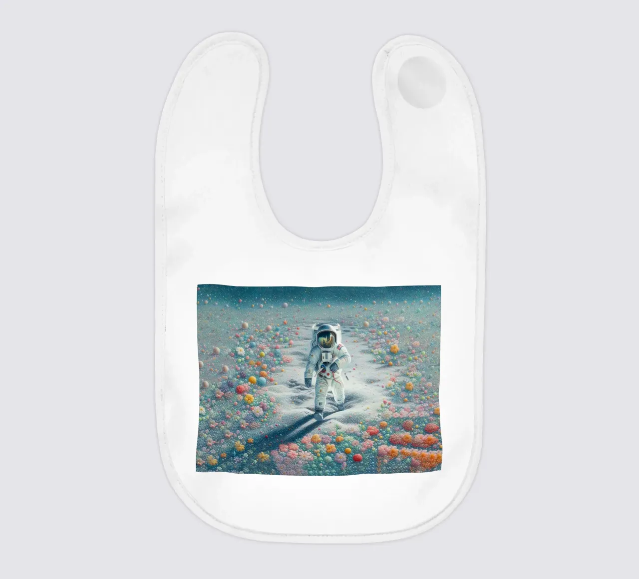 Der Astronaut des Gartens Babylätzchen von 🎁 ARTVI-SHOP