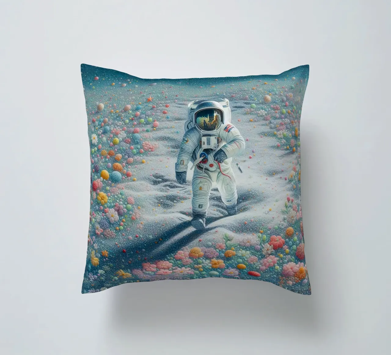L'astronauta del giardino cuscino da 🎁 ARTVI-SHOP