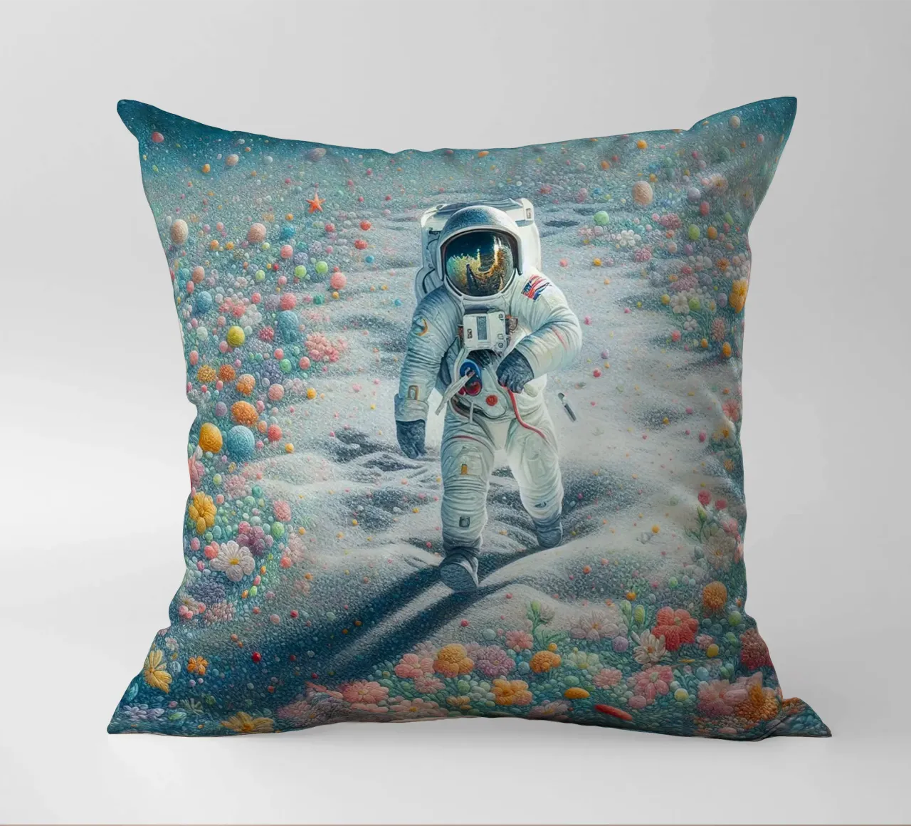 L'astronauta del giardino cuscino da 🎁 ARTVI-SHOP