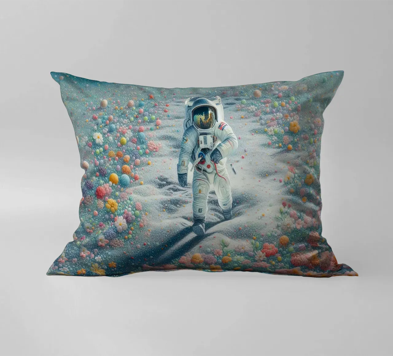 L'astronauta del giardino cuscino da 🎁 ARTVI-SHOP