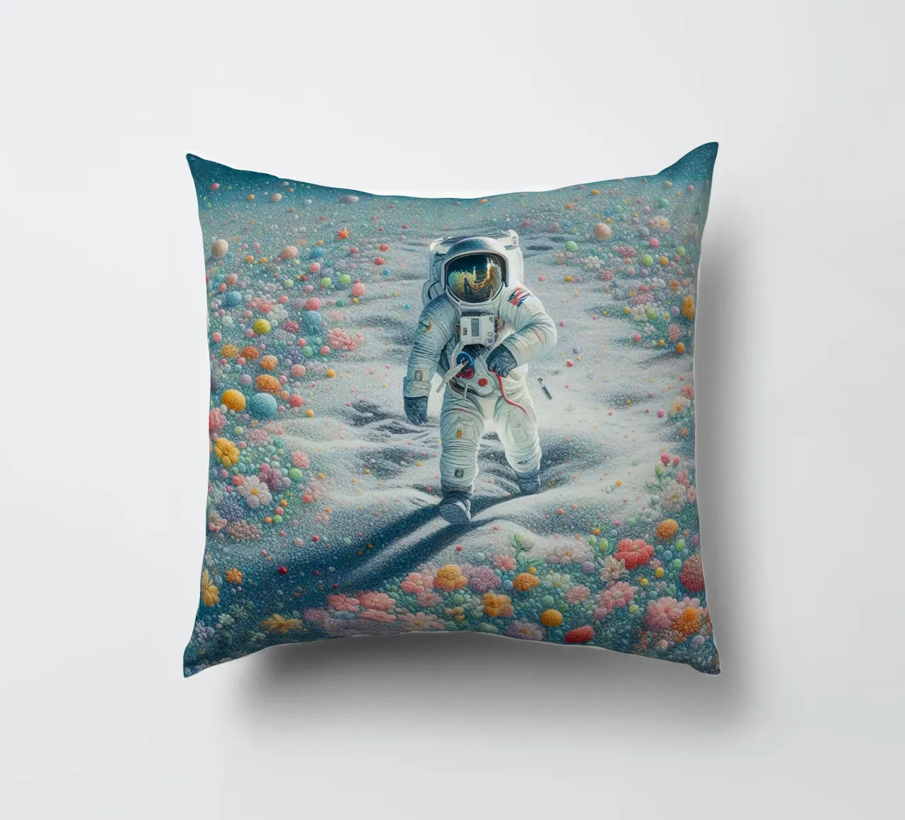 L'astronauta del giardino cuscino da 🎁 ARTVI-SHOP