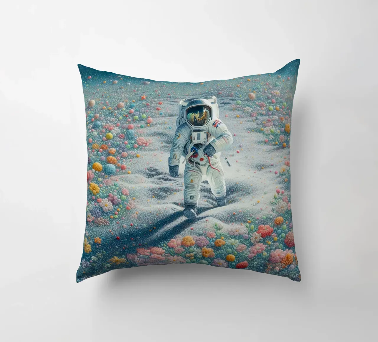 L'astronauta del giardino cuscino da 🎁 ARTVI-SHOP