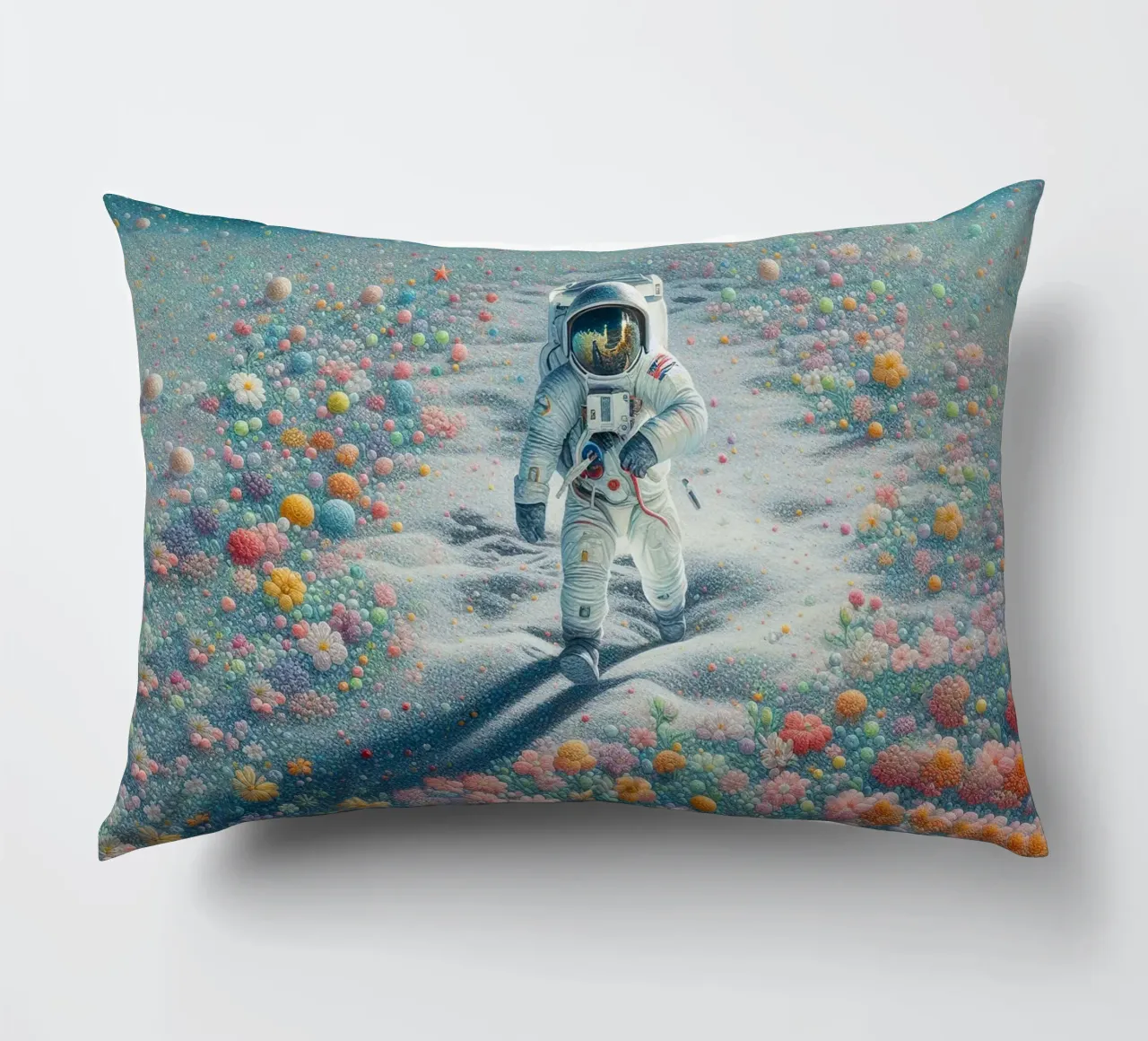 L'astronauta del giardino cuscino da 🎁 ARTVI-SHOP