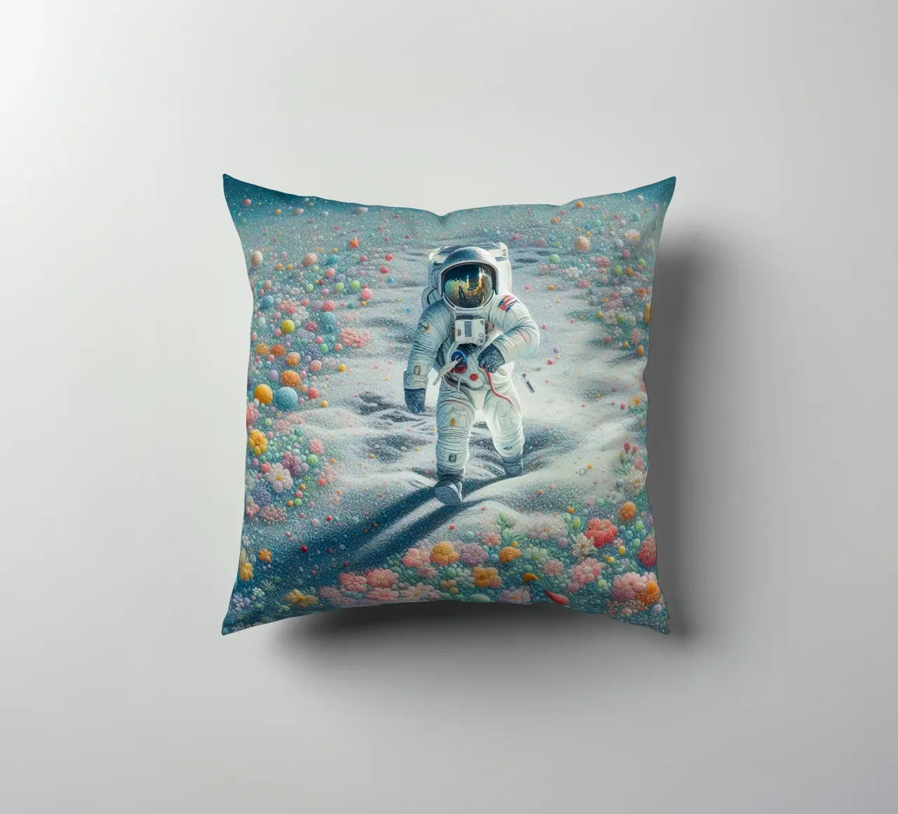 L'astronauta del giardino cuscino da 🎁 ARTVI-SHOP