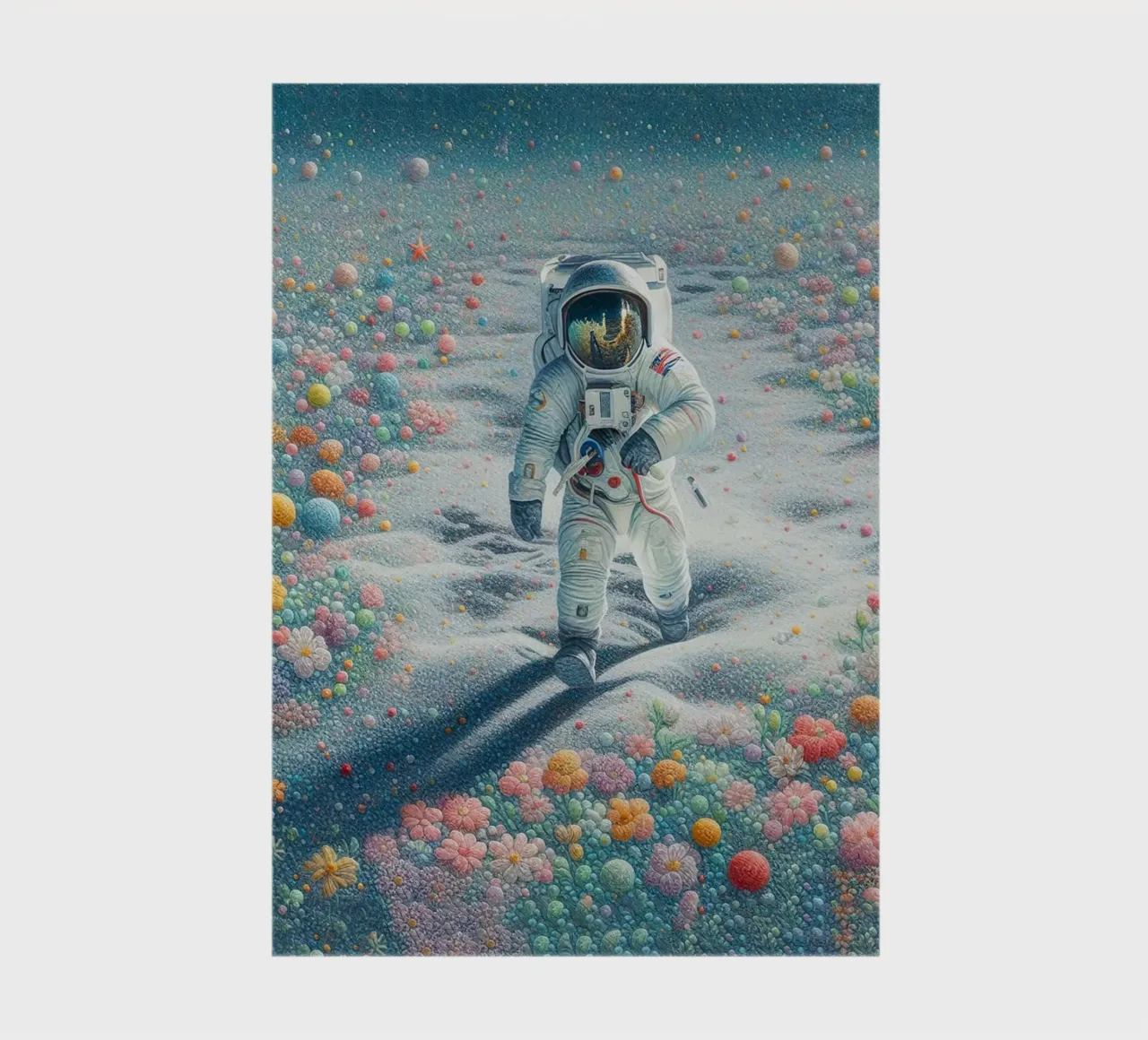The astronaut of the garden notebook by 🎁 ARTVI-SHOP