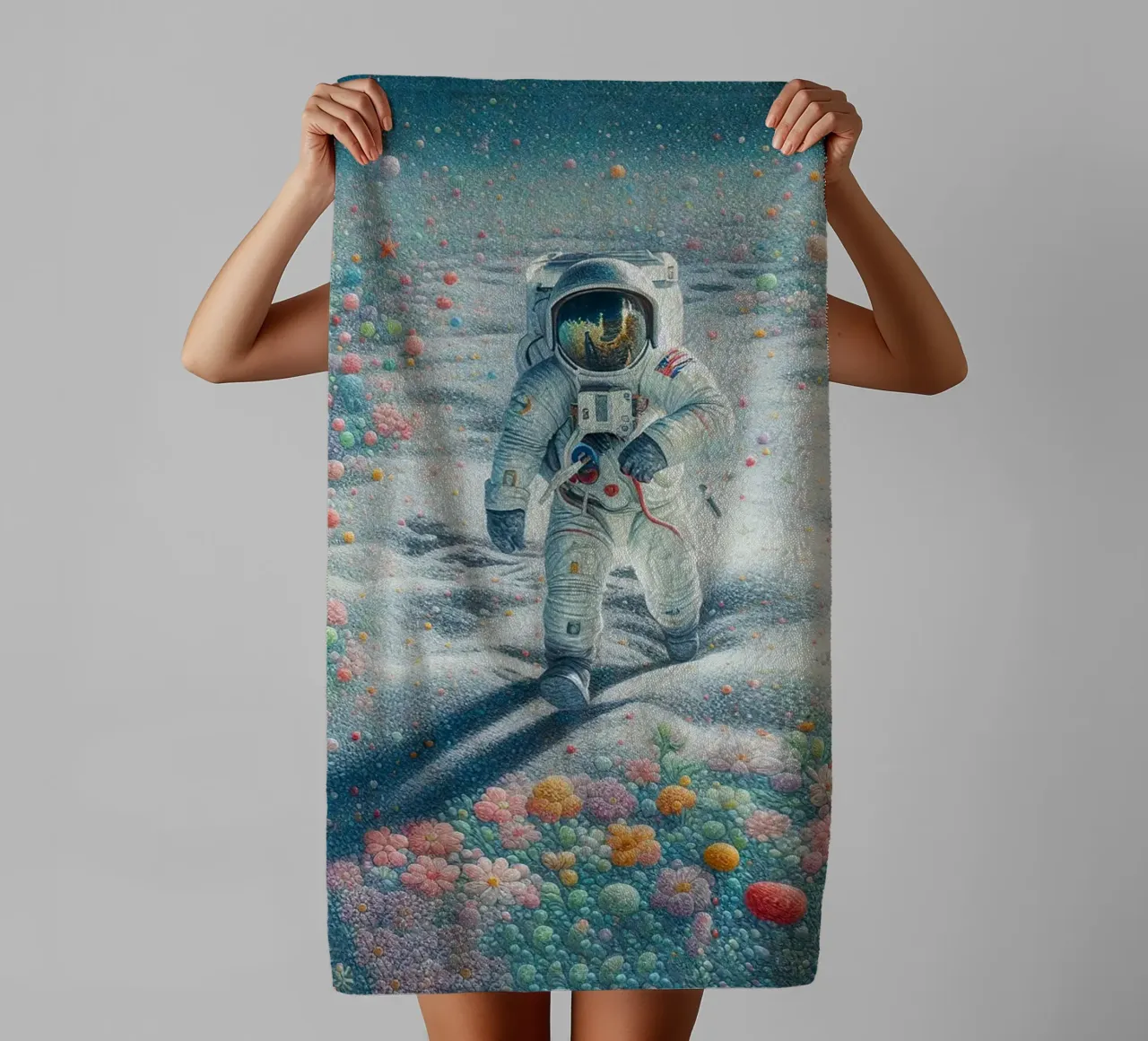 Der Astronaut des Gartens Handtuch von 🎁 ARTVI-SHOP